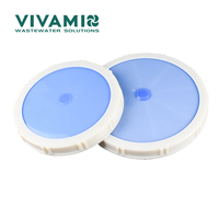 Diffuseur d'air à microbulles en membrane EPDM pour le traitement des eaux usées industrielles, réservoir d'aération, transfert d'oxygène