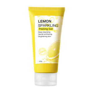 Gel exfoliante brillante de limón, purificador de piel, exfoliante, lavado de cara, cuidado exfoliante calmante para limpiar los poros de sebo, Popular por su - Product Image 2