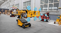 Lève-vitre à ventouse GL600, machine de levage de verre avec capacité de charge de 600 kg et contrôle automatique