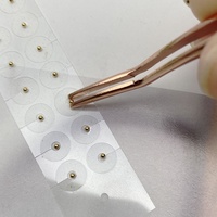 Graines auriculaires OEM en or 24 carats pour la thérapie par points d'acupuncture, jetables, patchs de stimulation auriculaire multi-états, graines de pression auriculaire