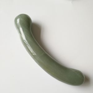 Bacchetta da massaggio naturale aventurina verde giada per l'esercizio sessuale curativo - Product Image 6
