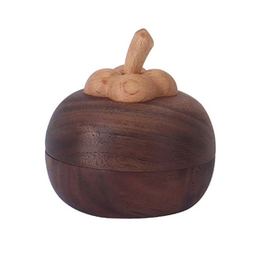 للبيع بالجملة ناشر خشبي على شكل مانغوستين من الروائح لحلي المنزل - Product Image 1