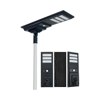 Lampadaire solaire à LED haute puissance avec capteur radar, alimentation CA, étanche IP65 pour usage extérieur sur routes municipales