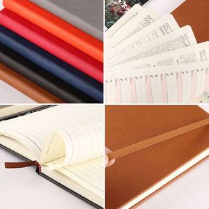 PU Strap Notebook <b>A5</b> Business Office <b>Notepad</b> Meeting Excerpt Book - Product Image 3
