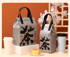 Mochila Térmica para Alimentos con Logotipo Personalizado, Bolsa de Compras Impermeable de Tela No Tejida - Product Image 3