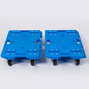 Carretilla de Plataforma de Cuatro Ruedas de Plástico Reforzado de Grado Industrial Tourtop, Color Azul, para Almacenes y Centros de Distribución - Product Image 5