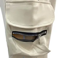 कस्टम Mens चिंतनशील Sweatpants पक्ष धारी बहु-जेब कार्गो पैंट आकस्मिक खेल जॉगर्स Streetwear ट्रैक पैंट