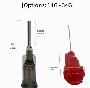 Precision Dispensing Screw Needle 10G-34G Half Inch Flat <strong>Nozzle</strong> for <strong>Plastic</strong> Steel - Product Image 4