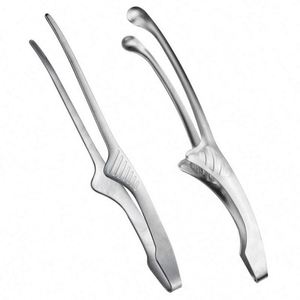 Pinzas para Barbacoa de Acero Inoxidable Estilo Coreano, Antideslizantes, para Asar al Aire Libre, Pinzas para Carne, Utensilios de Cocina, Repostería, Limpieza y Uso Doméstico - Product Image 6