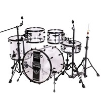 Nouvelle conception, apparence haut de gamme, batterie de percussions en acrylique poli de qualité supérieure K-DM355, qualité d'essai, pratique pour débutants, adulte, son magnifique