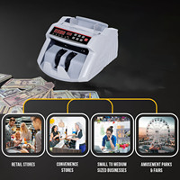 Machine à compter l'argent Huaen H-2000 avec détection UV/MG/IR, compteur de billets, affichage LED
