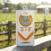 Enregistreur de température agricole M502 : Enregistreur de données USB durable de 120 jours pour une surveillance environnementale simple
