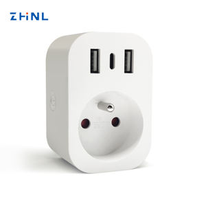 Tùy chỉnh EU & FR tiêu chuẩn tuya/Wifi ổ cắm thông minh phổ Power Strip với sạc nhanh và điều khiển bằng giọng nói EU cắm - Product Image 1
