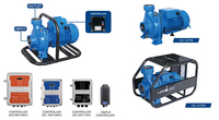 Pompe à Eau Solaire de Surface Handuro Haute Pression Débit AC DC 3 CV pour Irrigation