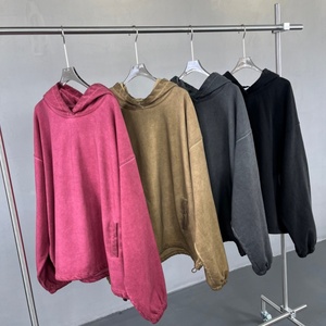 เสื้อฮู้ดดี้ผู้ชายคุณภาพสูง เสื้อสเวตเชิ้ตแบบสวม Unisex สตรีทแวร์ ขายส่ง เสื้อฮู้ดดี้แบบสั่งทำปักโลโก้ เสื้อฮู้ดดี้ผู้ชายแบบเรียบ - Product Image 4