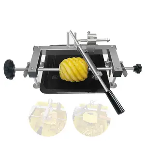 Manual 304 Stainless Steel Pineapple Peeler And Corer Machine Ananas Fruit Peeling Machine Hand Pineapple Skin Remover Machine