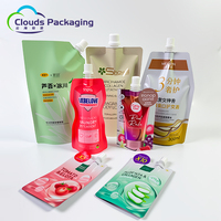 Sachets d'emballage pour savon liquide, détergent à lessive liquide, savon liquide, emballage en plastique, sachets debout avec bec verseur