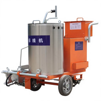 Machine de marquage routier thermoplastique automatique à largeur réglable, poussée manuelle, pour marquage routier par fusion à chaud