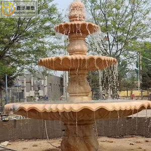 Fontaine en pierre Jiahua, décoration paysagère durable de style européen, pour l'intérieur et l'extérieur - Product Image 1