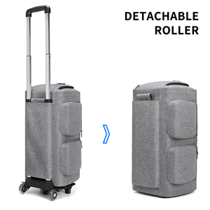 Borsa Porta Abiti Convertibile in Borsa da <span class=keywords><strong>Viaggio</strong></span> con Ruote, Grande Borsa Pieghevole da <span class=keywords><strong>Viaggio</strong></span> per <span class=keywords><strong>Uomo</strong></span> - Product Image 2