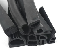 Bande d'étanchéité en caoutchouc EPDM autocollante, anti-collision, imperméable, ignifuge, insonorisante, avec âme en mousse, découpe sur mesure