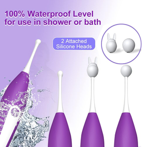 هزاز محمول برؤوس قابلة للتبديل لتحفيز نقطة G والبظر والحلمات، ألعاب جنسية للنساء للاستمناء - Product Image 2