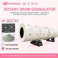 Granulateur rotatif au soufre WINWORK, machine de granulation de granulés minéraux, ligne de granulation complète, fournisseur d'usine