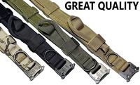 Collier tactique extérieur pour animaux de compagnie, laisse en nylon, collier pour chien, conception épaissie, poignée portable, petits chiens, vente en gros, modèle Zhejiang