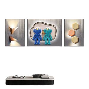 <span class=keywords><strong>Triptyque</strong></span> minimaliste moderne haut de gamme toile imprimée améliorant l'atmosphère pour la décoration de salon mur de fond de canapé - Product Image 4