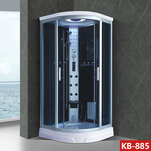 Nhà của tôi bán tròn hai chỗ ngồi Spa phòng tắm hơi phòng massage với phân vùng kính độc lập phòng tắm bảng điều khiển máy tính - Product Image 5