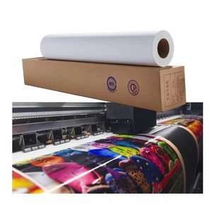 <b>White</b> Matte Moisture Proof Printed Glossy Inkjet Two Side Coating Outdoor pp Synthetic <b>Paper</b> <b>Roll</b> - Product Image 1
