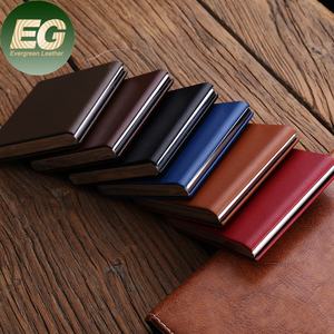 Ea425 Personal isierte Luxus Metall Stash tragbare Flip Top harte wasserdichte Leder Marke benutzer definierte Zigaretten etui mit leichteren Hüllen - Product Image 1