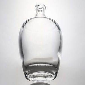 Venta Caliente Botella Redonda Transparente de Vidrio de 500 ml, 700 ml, 750 ml para <span class=keywords><strong>Licor</strong></span>, <span class=keywords><strong>Vodka</strong></span>, Tequila con Tapas - Product Image 2