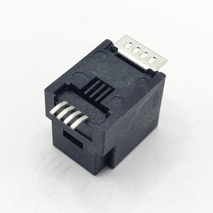 Connettore <span class=keywords><strong>RJ45</strong></span> Maschio/Femmina Tipo <span class=keywords><strong>SMT</strong></span> 4P4C con Luce LED per Connessioni PCB e Cavi - Product Image 5