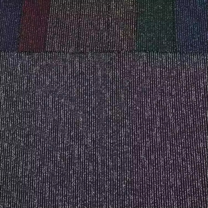 Tela Jacquard Metálica con Rayas Plateadas, Elástica y Tejida, 77% Poliéster, 18% Lurex, Marca <span class=keywords><strong>YVES</strong></span>, para Ropa - Product Image 4