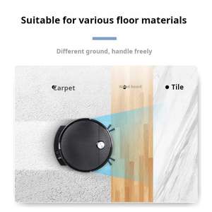 Aspiradora Robótica con Control Remoto, Inteligente, Totalmente Automática, Todo en Uno, para Barrer y Trapear, para Uso en el Hogar y Hoteles, Ecológica - Product Image 3