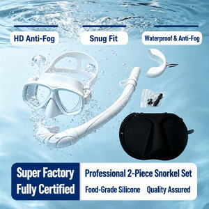 Masque de plongée pliable le plus populaire avec support pour caméra, masque de plongée professionnel pour adultes en verre trempé pour la plongée - Product Image 4