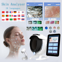 Analyseur de peau A6 3D Smart Magic Digital Mirror Multilingue 36 millions de pixels HD Scanner facial