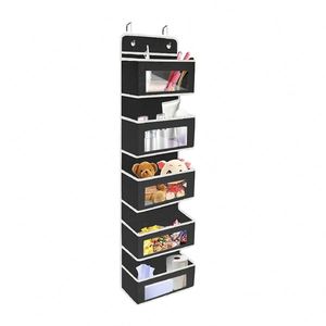 Am0zzon Hot Sale Over the Door Clear Window Hanging Pocket Organizer Wholesale Price Hanging Diaper Organizer for Nursery - Product Image 1