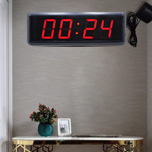 เครื่องนับเวลาถอยหลัง GPS หน้าจอแสดงผล <span class=keywords><strong>LED</strong></span> ดิจิตอล4หลักเครื่องจับเวลาแบบติดผนังอเนกประสงค์ - Product Image 6