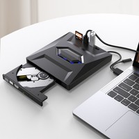 5-in-1 USB 3.0 Type C External Optical Drive CD DVD RW VCD SD/TF Ports Laptop Notebook DVD Burner CD Writer Super Drive Desktop