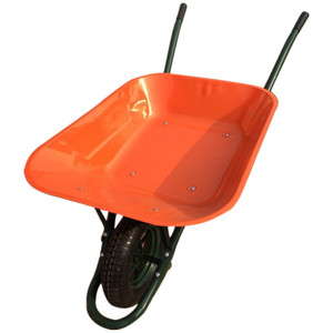 <span class=keywords><strong>Carretilla</strong></span> de Construcción y Jardín de 85L con <span class=keywords><strong>Rueda</strong></span> Neumática, Plateada, de Hierro Reforzado, Personalizada OEM/ODM/OBM, Shandong - Product Image 1
