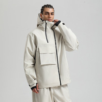 Vestes de ski amples pour hommes et femmes, chaudes, coupe-vent, multi-poches, vêtements de travail, imperméables pour l'extérieur