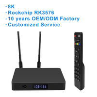 Boîtier décodeur TV intelligent OEM 8K 4GB32GB Android14 Z76 RockChip3576 Quad Core 5GWiFi 6 BT 5.4 Lecteur multimédia vidéo Home Cinéma