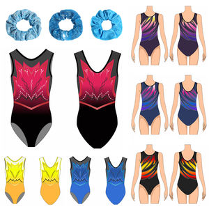 Leotardos de gimnasia Unisex personalizados con Spandex/algodón de secado rápido y bordado 3D para entrenamiento, ropa de baile y puesta en escena - Product Image 1