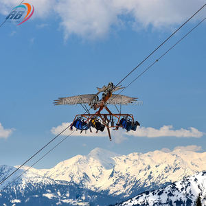 Parque de Atracciones Comercial al Aire Libre, Gran Tirolina de Montaña, Montaña Rusa Extrema, Parque de Aventuras para Adultos, Tirolina para Volar - Product Image 4