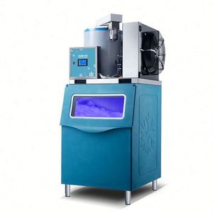 Máquina de Hielo Comercial de Autoservicio 220V para Mariscos, Totalmente Automática, Gran Capacidad 300kg, Hielo en Escamas Finas, Componente Central de Bomba - Product Image 2