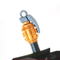 Capuchon de valve de pneu universel en alliage d'aluminium style grenade