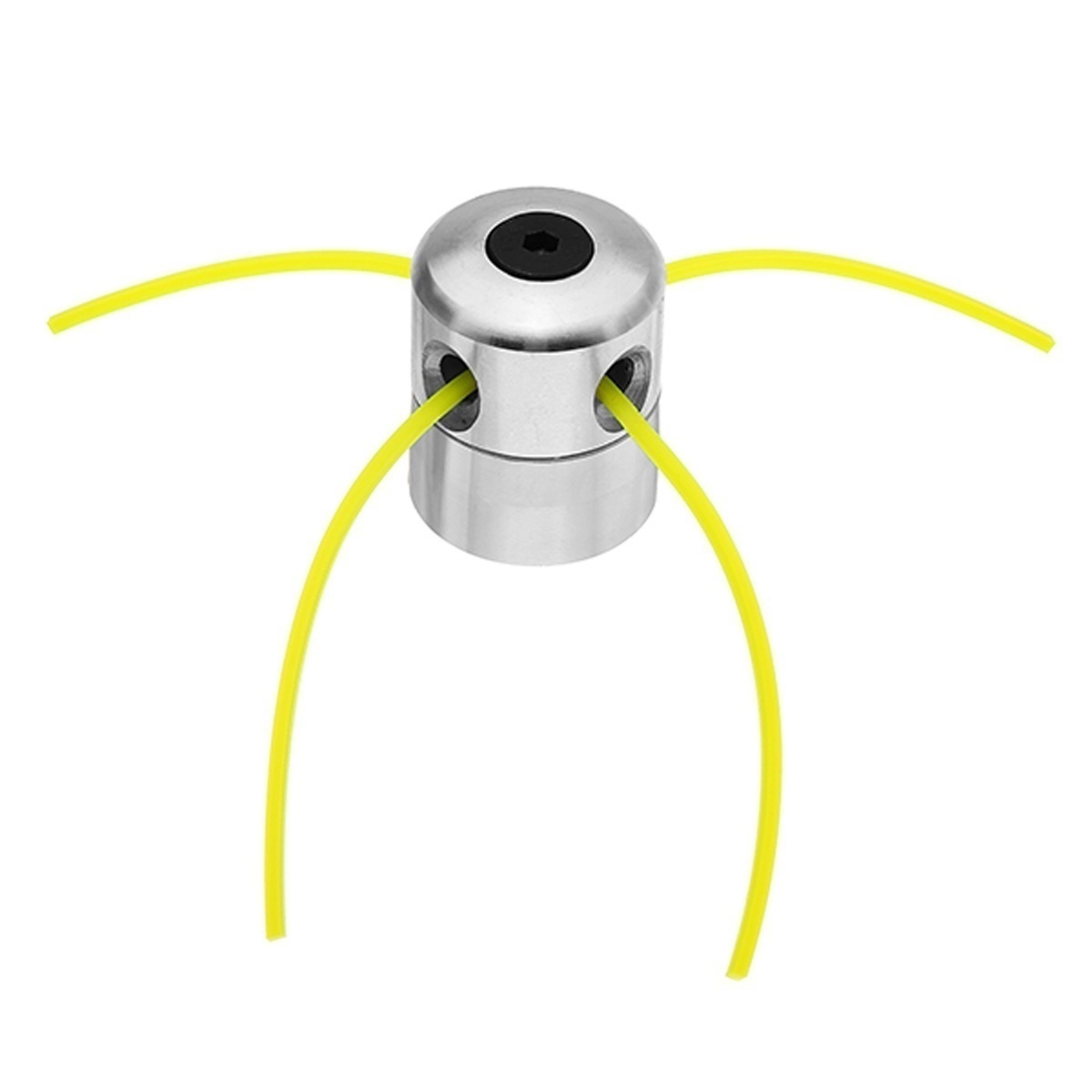 Универсальная алюминиевая Головка триммера с четырьмя линиями триммера для кустореза, триммер для травы