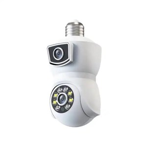 Nueva llegada Dual 1080P lente <span class=keywords><strong>V380</strong></span> <span class=keywords><strong>PRO</strong></span> E9 WiFi bombilla PTZ Cámara seguridad seguimiento automático IP CCTV Cámara - Product Image 3